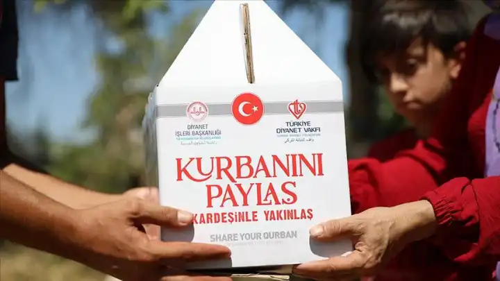 Türkiye Diyanet Vakfı eliyle 81 ülkeye kurban eti ulaştı haberinin görseli