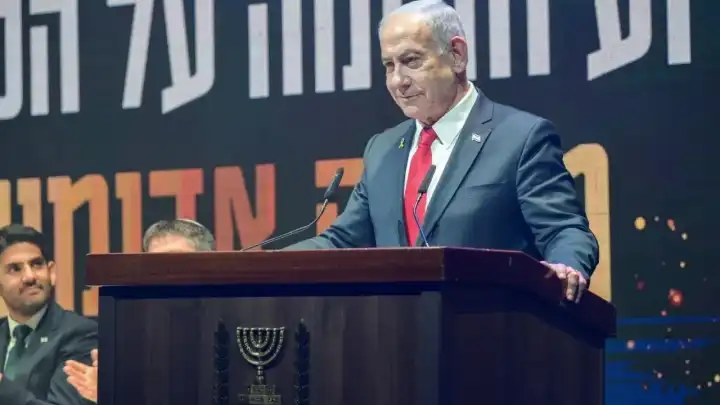 Netanyahu’dan sert çıkış: Filistin Devleti olmayacak, burası bizim haberinin görseli