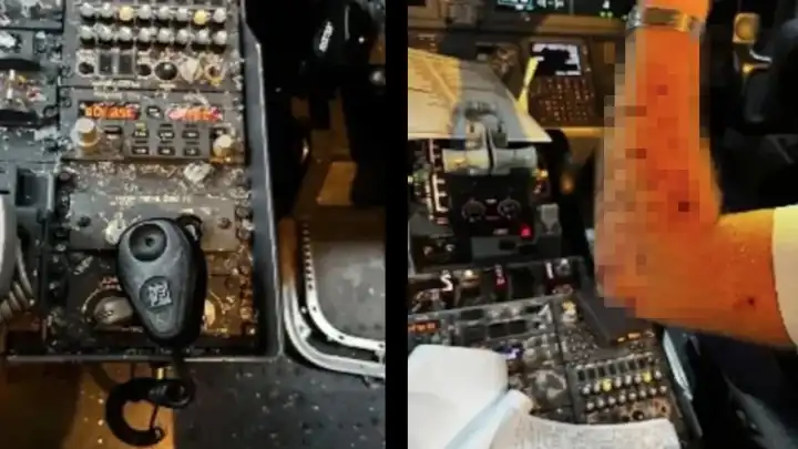 Yolcu uçağına meteor çarptı: Pilot yaralandı