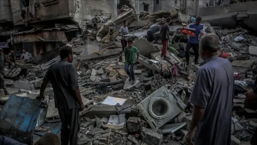 İsrail'in Gazze'de saldırıları devam ediyor  haberinin görseli